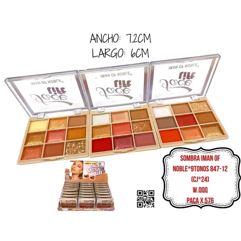 SOMBRA IMAN OF NOBLE*9TONOS 847-12 (CJ*24)