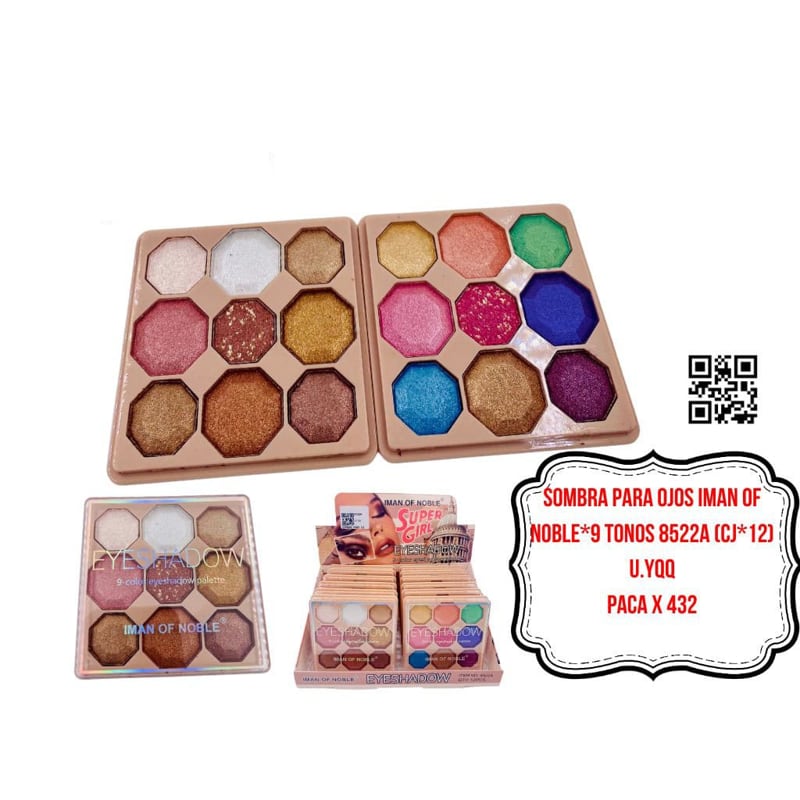 SOMBRA PARA OJOS IMAN OF NOBLE*9 TONOS 8522A (CJ*12)