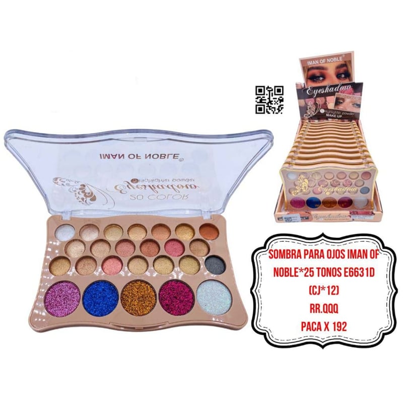 SOMBRA PARA OJOS IMAN OF NOBLE*25 TONOS E6631D (CJ*12)