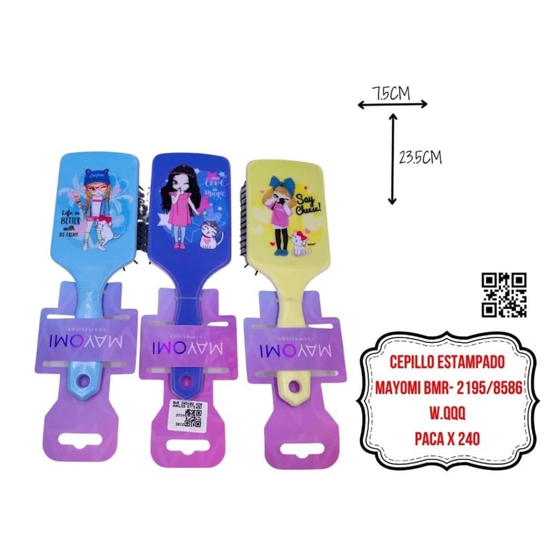 CEPILLO ESTAMPADO MAYOMI BMR- 2195/8586
