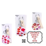 ESPEJO LLAVERO LUJO ESTAMPADO 7CM BMR-2866-2