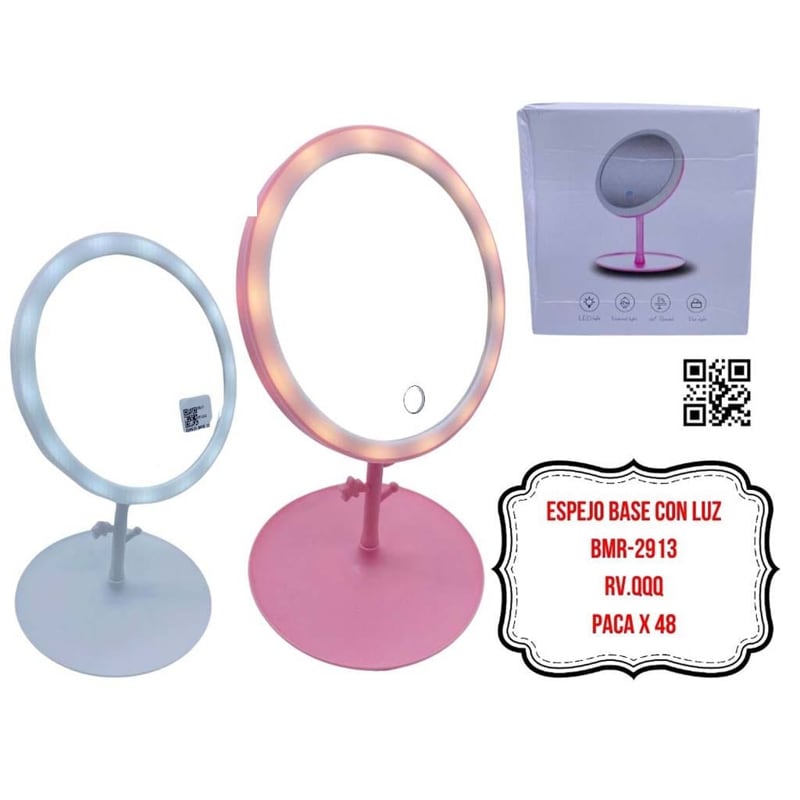 ESPEJO BASE CON LUZ BMR-2913