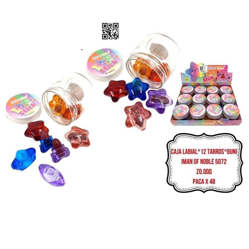 CAJA LABIAL*12 TARROS*6UNI IMAN OF NOBLE 5072