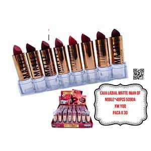 CAJA LABIAL MATTE IMAN OF NOBLE*48PCS 5090A
