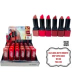CAJA LABIAL MATTE ROMANTIC BIRD*24PCS R4649