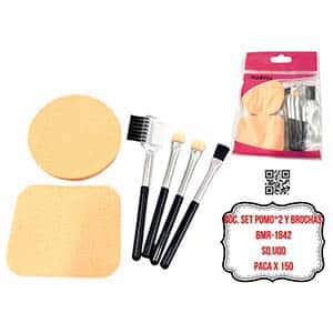 DOC. SET POMO*2 Y BROCHAS BMR-1842