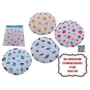 DOC. GORRO DE BAÑO ESTAMPADO 59453001
