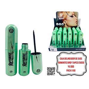 CAJA DELINEADOR DE OJOS ROMANTIC BIRD*24PCS E583D