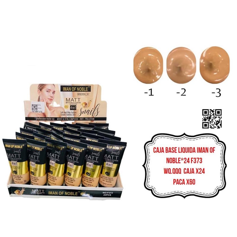 CAJA BASE LIQUIDA IMAN OF NOBLE*24 F373