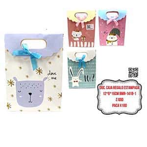 DOC. CAJA REGALO ESTAMPADA 12*6*16CM BMR-1418-1