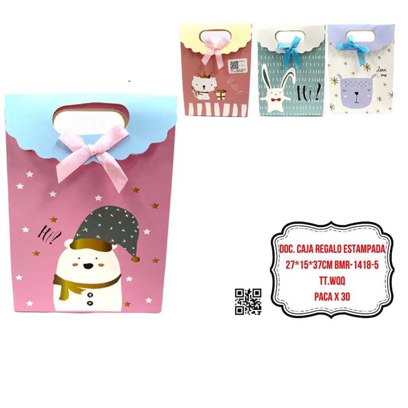 DOC. CAJA REGALO ESTAMPADA 27*15*37CM BMR-1418-5