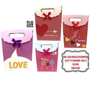 DOC. CAJA REGALO ESTAMPADA 14.5*7*21CM BMR-1422-2