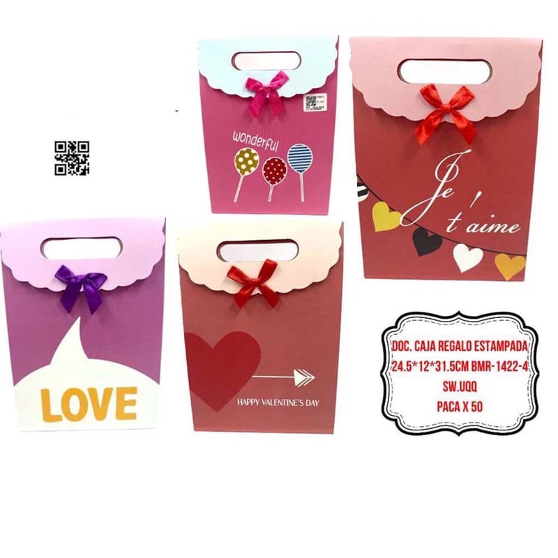 DOC. CAJA REGALO ESTAMPADA 24.5*12*31.5CM BMR-1422-4