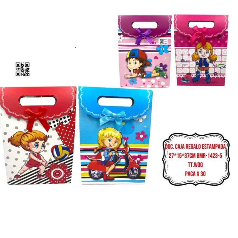 DOC. CAJA REGALO ESTAMPADA 27*15*37CM BMR-1423-5