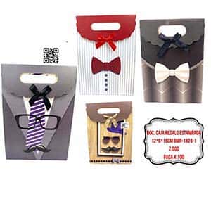 DOC. CAJA REGALO ESTAMPADA 12*6*16CM BMR-1424-1