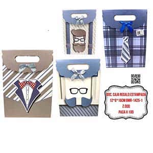 DOC. CAJA REGALO ESTAMPADA 12*6*16CM BMR-1425-1