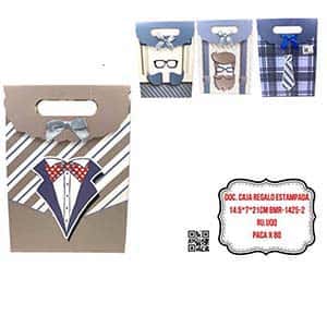 DOC. CAJA REGALO ESTAMPADA 14.5*7*21CM BMR-1425-2