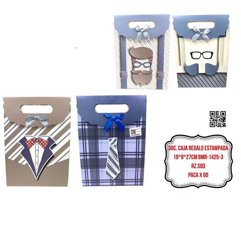 DOC. CAJA REGALO ESTAMPADA 19*9*27CM BMR-1425-3