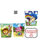 DOC. BOLSA DE REGALO ESTAMPADA 31.5*39.5*9CM BMR-1432-4