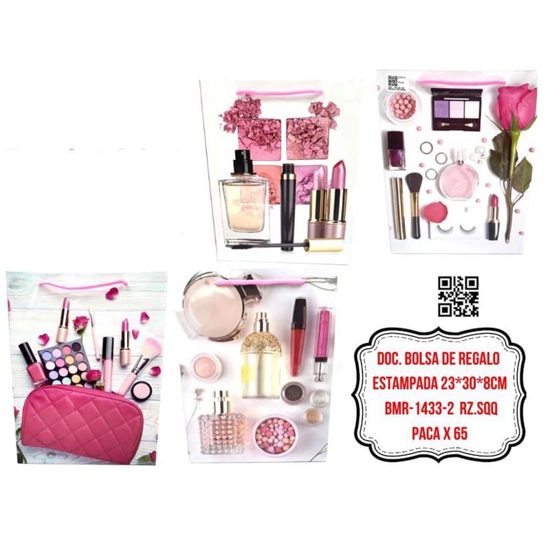 DOC. BOLSA DE REGALO ESTAMPADA 23*30*8CM BMR-1433-2
