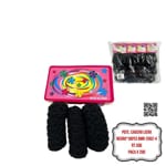 PQTE. CAUCHO LICRA NEGRO*36PCS BMR-2062-4