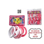 PQTE. CAUCHO LICRA ROSAS*72PCS BMR-2072-5