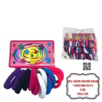 PQTE. CAUCHO LICRA MULTICOLOR*144PCS BMR-2074-9