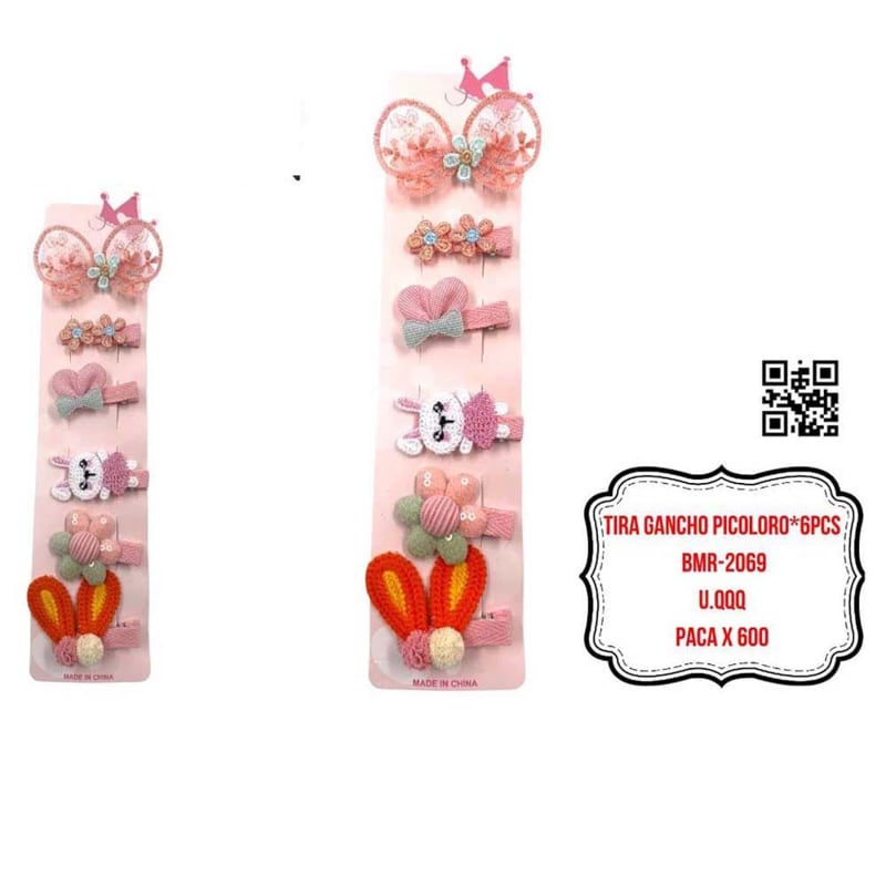 TIRA GANCHO PICOLORO*6PCS BMR-2069
