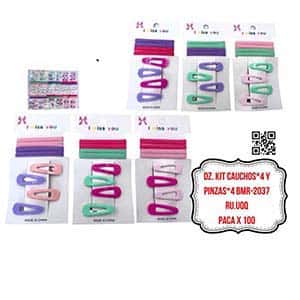 DZ. KIT CAUCHOS*4 Y PINZAS*4 BMR-2037