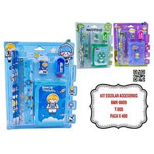 KIT ESCOLAR ACCESORIOS BMR-8809