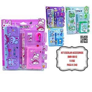 KIT ESCOLAR ACCESORIOS BMR-8810