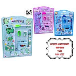 KIT ESCOLAR ACCESORIOS BMR-8898
