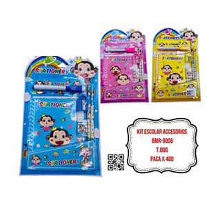 KIT ESCOLAR ACCESORIOS BMR-9006