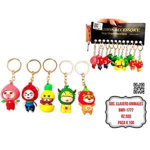LLAVERO ANIMALITOS BMR-1777 (X12)