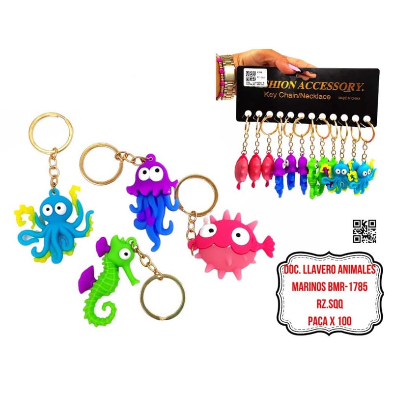 DOC. LLAVERO ANIMALES MARINOS BMR-1785