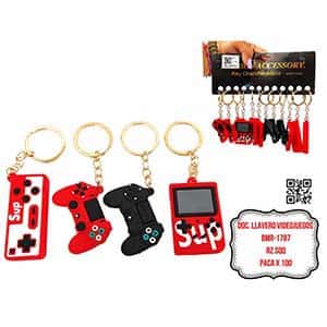 LLAVERO VIDEO JUEGOS BMR-1787 (X12)