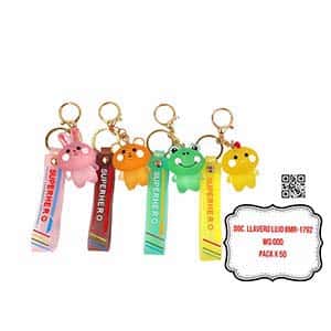 LLAVERO FINO GD ANIMALITOS TRASLUCIDO BMR-1792 (X12)