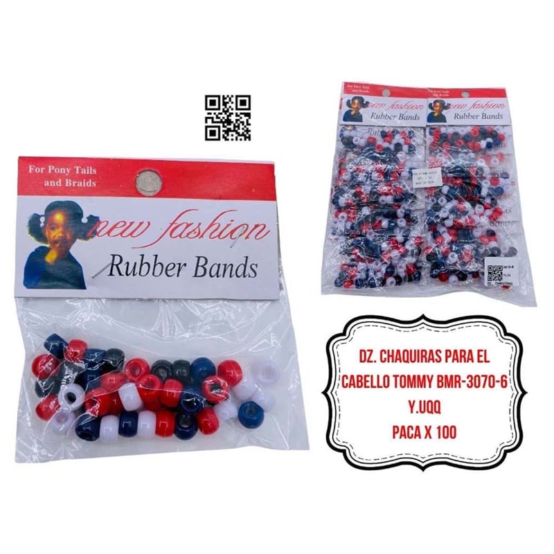 DZ. CHAQUIRAS PARA EL CABELLO TOMMY BMR-3070-6