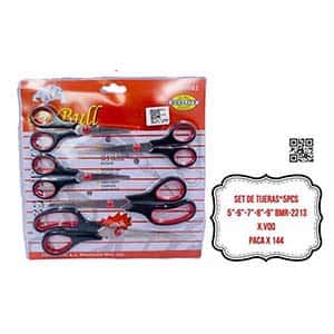 SET DE TIJERAS*5PCS 5"-6"-7"-8"-9" BMR-2213