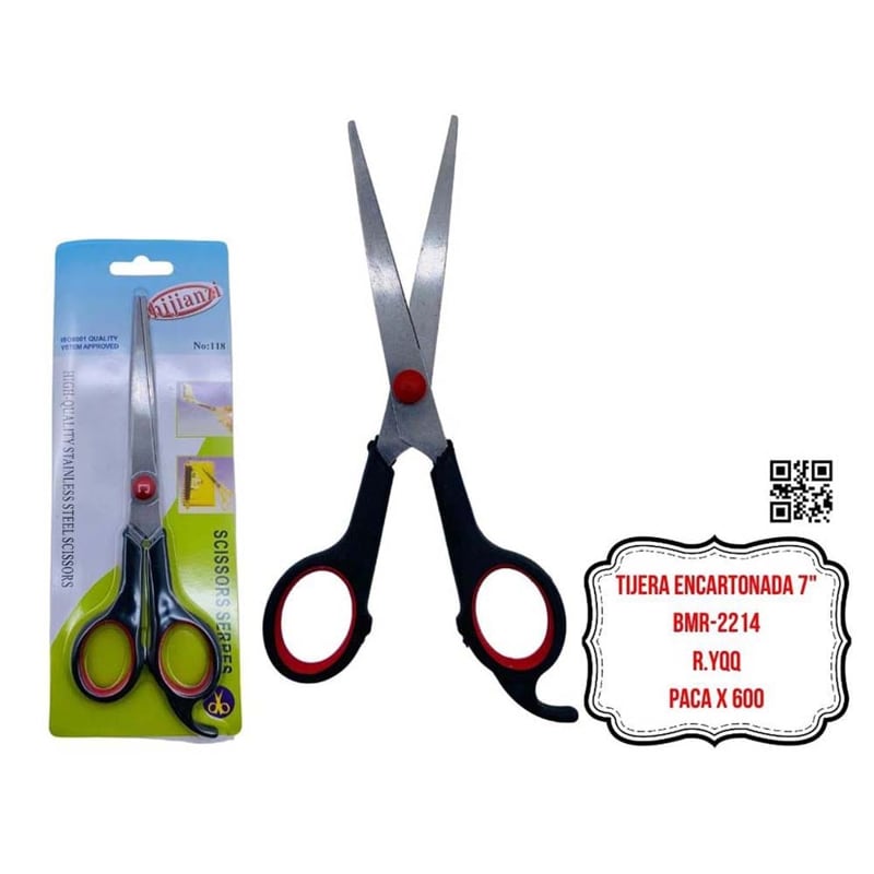 TIJERA ENCARTONADA 7" BMR-2214