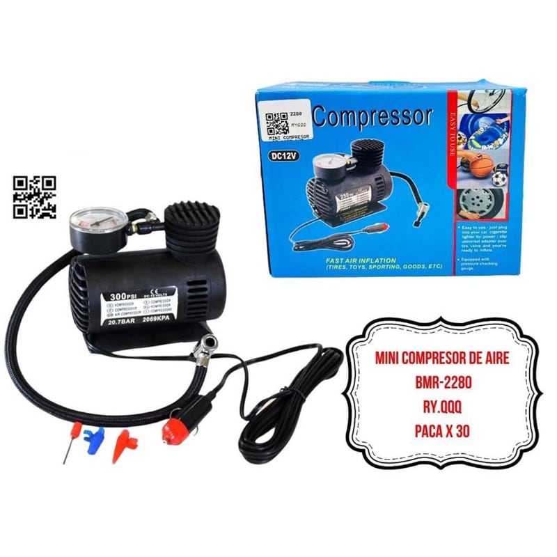 MINI COMPRESOR DE AIRE BMR-2280
