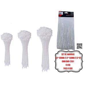 SET DE AMARRAS 2.0*100MM/2.0*150MM/2.0*200MM BMR-2501