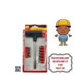 JUEGO DESTORNILLADOR CON COPAS BMR-272