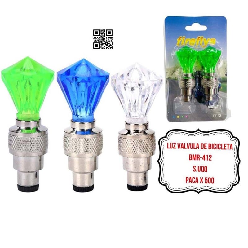 LUZ VALVULA DE BICICLETA BMR-412