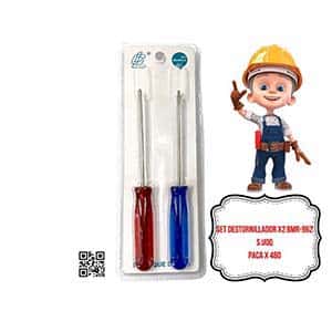 SET DESTORNILLADOR X2 BMR-962