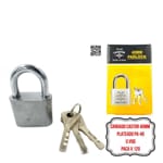 CANDADO CASTOR 40MM PLATEADO PA-40