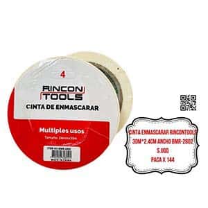 CINTA ENMASCARAR RINCONTOOLS 30M*2.4CM ANCHO BMR-2802