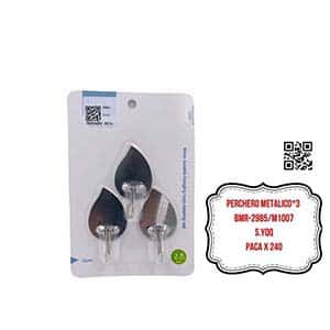 PERCHERO METALICO*3 BMR-2985/M1007