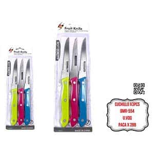 SET CUCHILLO X3PCS BMR-554