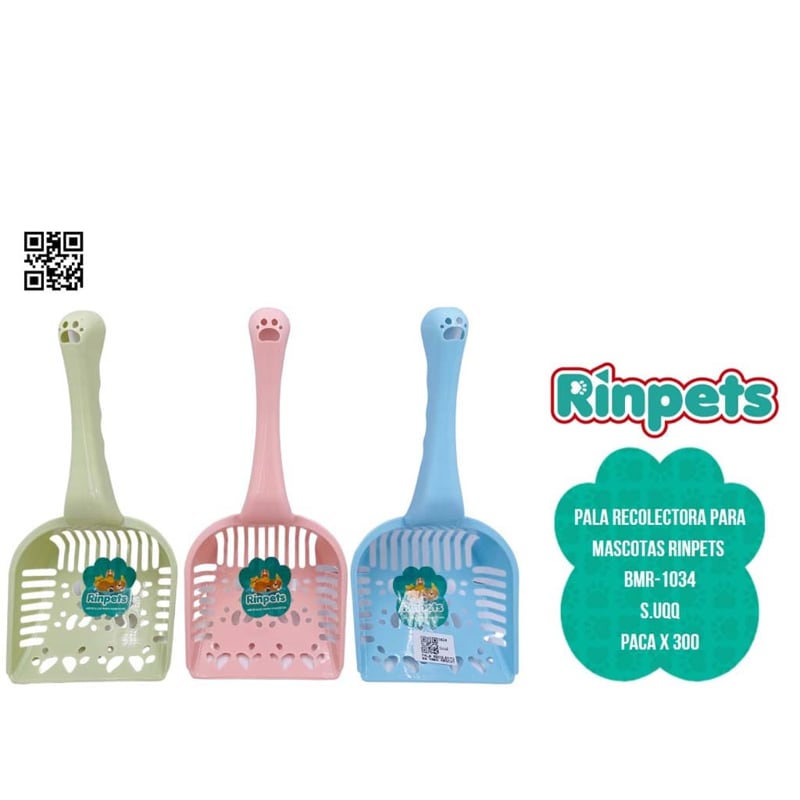PALA RECOLECTORA PARA MASCOTAS RINPETS BMR-1034